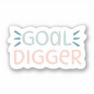 Goal Digger Vinyl Sticker