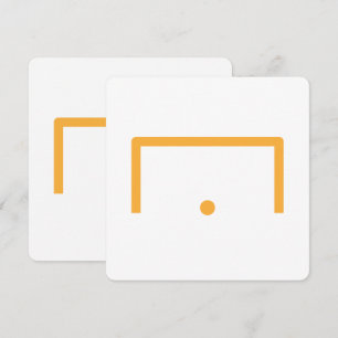 Goal Flat Note Card