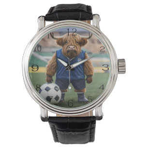 "Goal-Getter: A Highland Cow Dressed for Soccer"  Watch