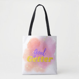 Goal Getter Motivational Tote Bag - 1A