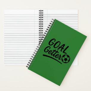 'Goal Getter' Rich Soccer Field Green Journal Gift