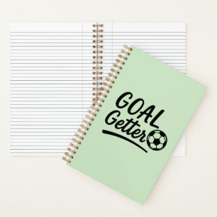 'Goal Getter' Soft Mint Green Journal Gift