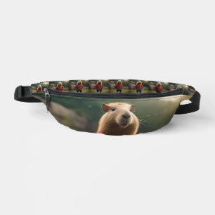 "Goal Getter: The Soccer Star Capybara" Bum Bags