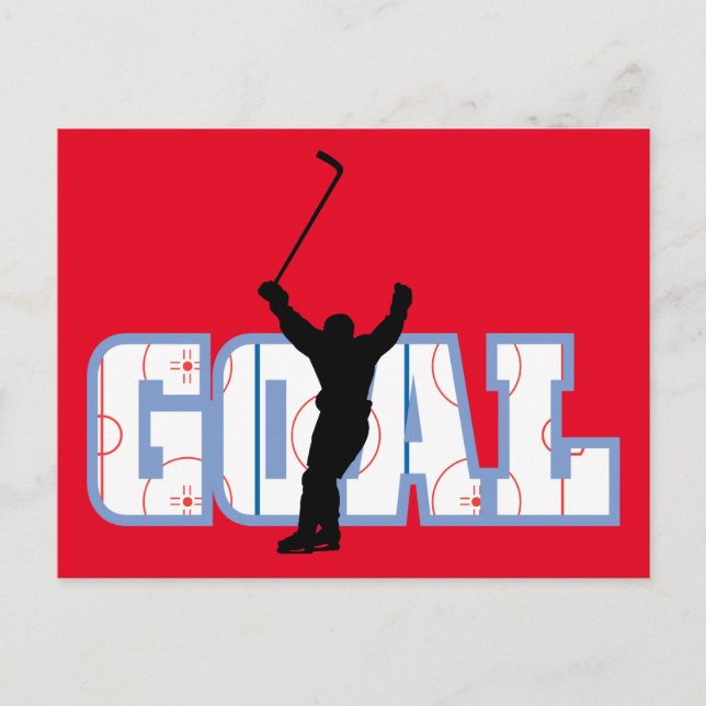 Goal - Ice Hockey Score - Sports Gifts Postcard (Front)