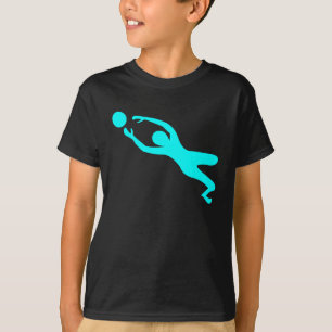 Goal Keeper - Cyan T-Shirt