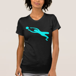 Goal Keeper - Cyan T-Shirt
