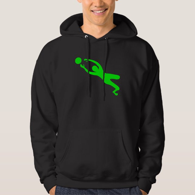 Goal Keeper - Green Hoodie (Front)