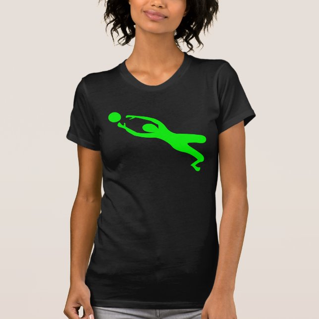 Goal Keeper - Green T-Shirt (Front)