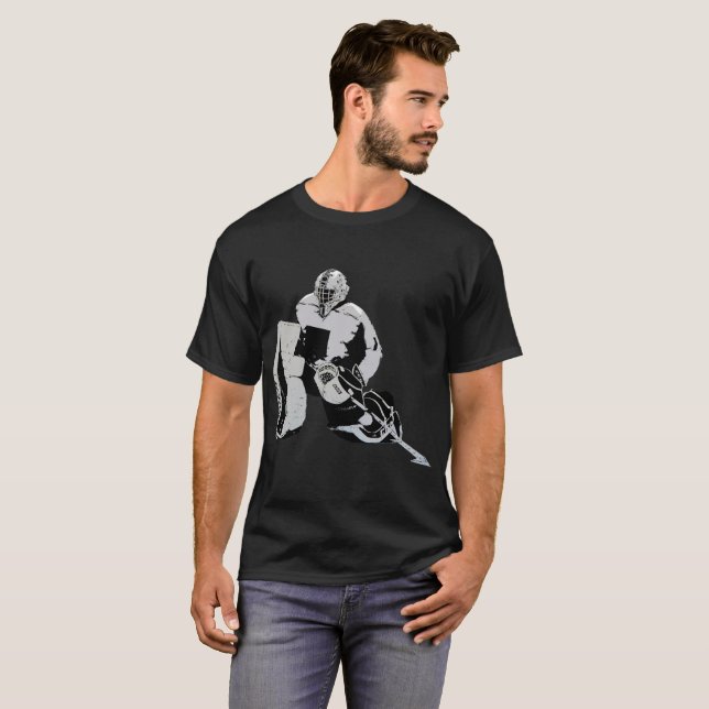 Goal keeper - Ice Hockey Goalie T-Shirt (Front Full)