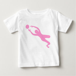 Goal Keeper - Pink Baby T-Shirt
