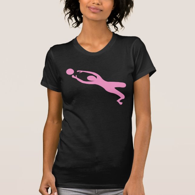 Goal Keeper - Pink T-Shirt (Front)