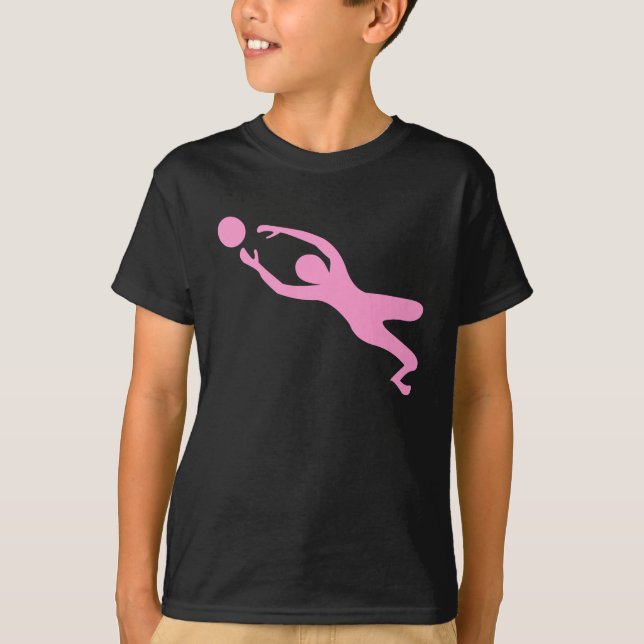 Goal Keeper - Pink T-Shirt (Front)