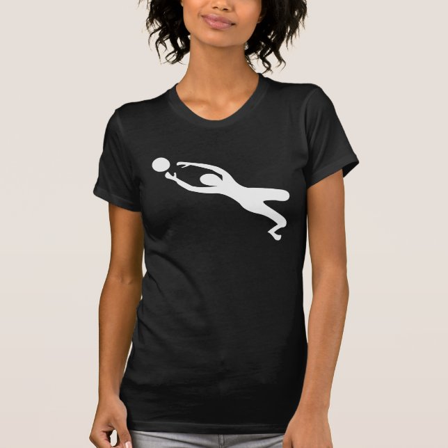 Goal Keeper - White T-Shirt (Front)