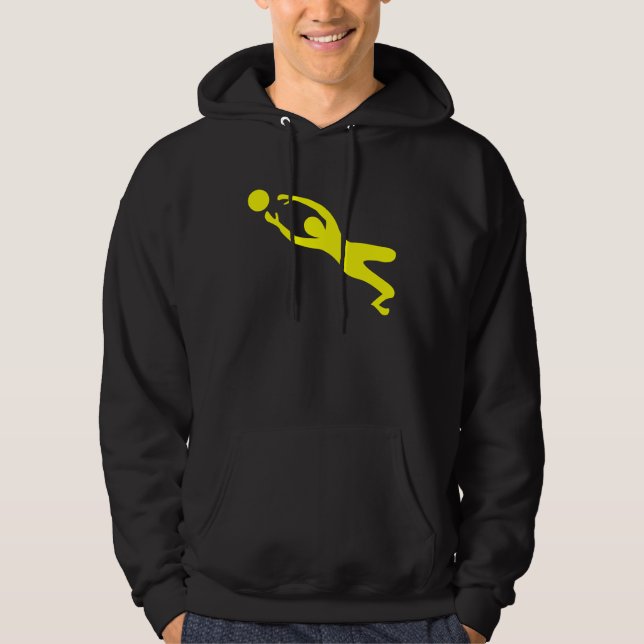 Goal Keeper - Yellow Hoodie (Front)