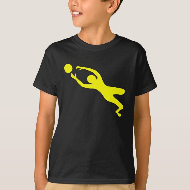 Goal Keeper - Yellow T-Shirt (Front)