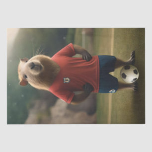 "Goal-Scoring Capybara: The Ultimate Soccer Star!" Tissue Paper