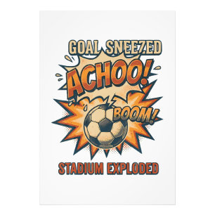 Goal Sneezed Stadium Exploded Photo Print