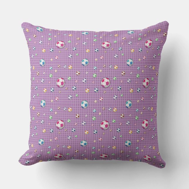 Goal Soccer Pattern Cushion (Front)
