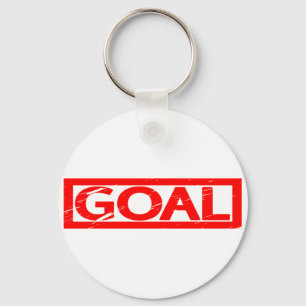 Goal Stamp Key Ring