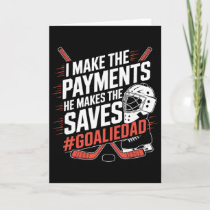 Goalie Dad Ice Hockey  Card