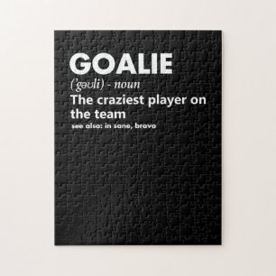 Goalie Goalkeeper Definition Soccer Hockey Jigsaw Puzzle