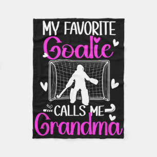 Goalie Grandma Field Hockey Grandma Of A Field Hoc Fleece Blanket
