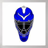 Goalie Helmet Blue