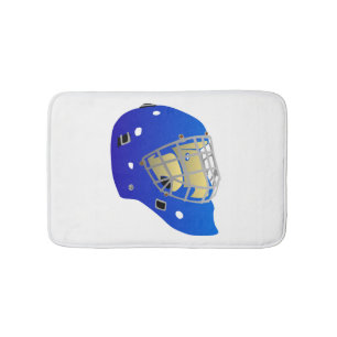 Goalie Mask Bath Mat