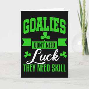 Goalie St Patricks Day Hockey Soccer Lacrosse Gift Card