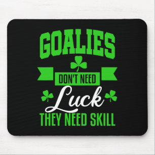 Goalie St Patricks Day Hockey Soccer Lacrosse Gift Mouse Pad