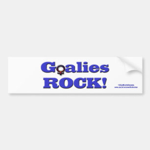 Goalies ROCK!-Female Goalies of any sport! Bumper Sticker