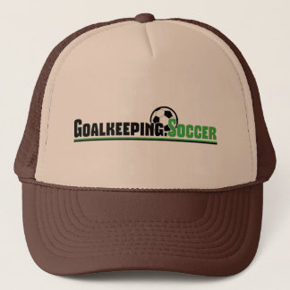 Goalkeeping.Soccer official Brown Trucker Hat
