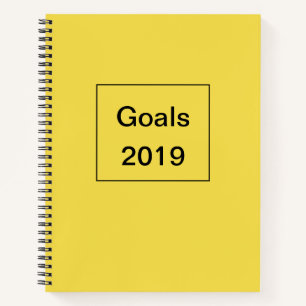 Goals 2019 - notebook