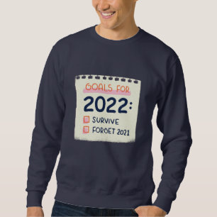 Goals for 2022: Survive, Forget 2021 Sweatshirt