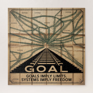 Goals Imply Limits. Systems Imply Freedom Jigsaw Puzzle