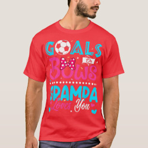 Goals Or Bows Funny Grampa Loves You Gender Reveal T-Shirt