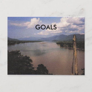 GOALS POSTCARD