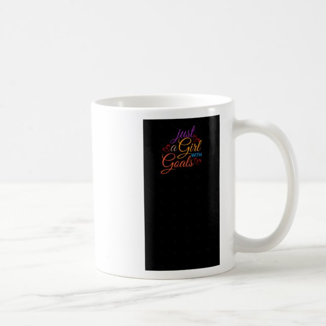 Goals Sticker  Coffee Mug (Right)