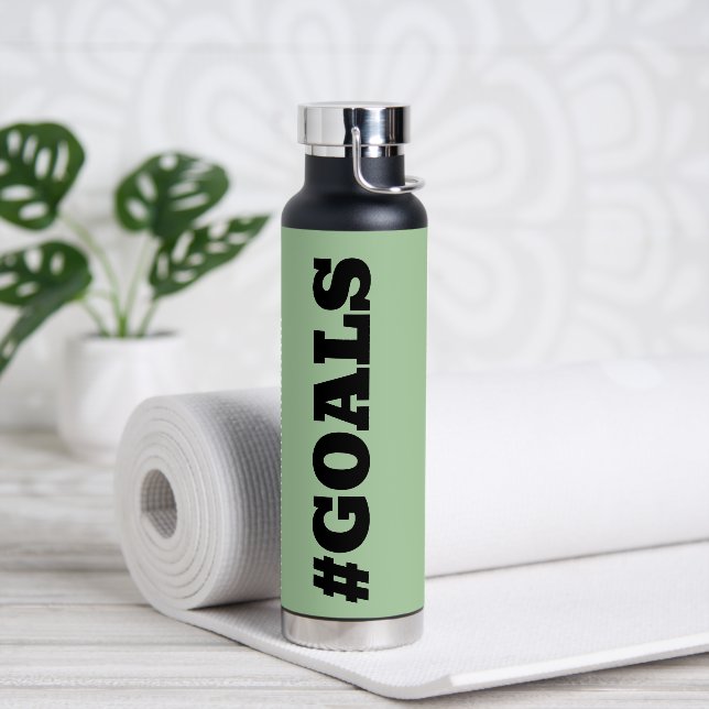 #GOALS WATER BOTTLE (Yoga)