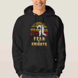 Goaltender Golden Iced Hockey Fear The Knights Vin Hoodie