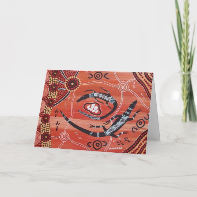 Goanna Dreaming Card (Front)