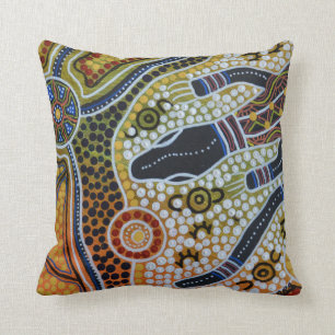 Goanna Dreaming Pillow Cushion