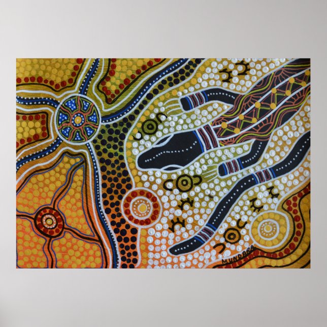 goanna Dreaming Poster (Front)