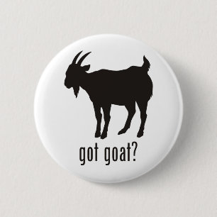 Goat 6 Cm Round Badge