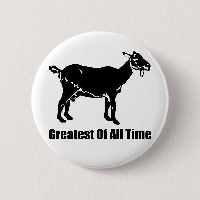 GOAT 6 CM ROUND BADGE (Front)