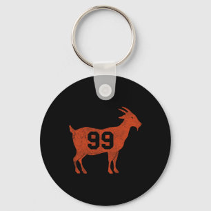 Goat 99 Gretzky Hockey Legend Greatest Of All Time Key Ring