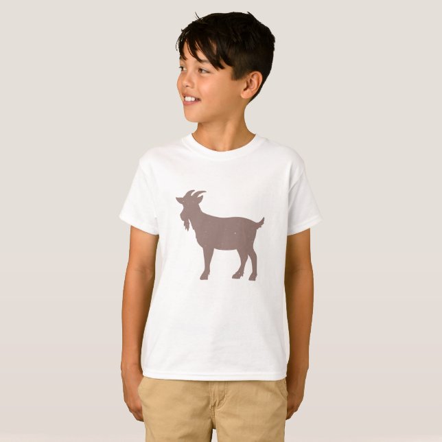 Goat animal farm silhouette T-Shirt (Front Full)