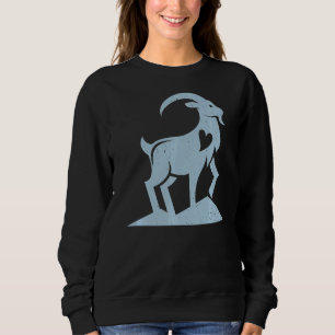 Goat Animal Farmer Goat Lady Rancher Farming 2 Sweatshirt