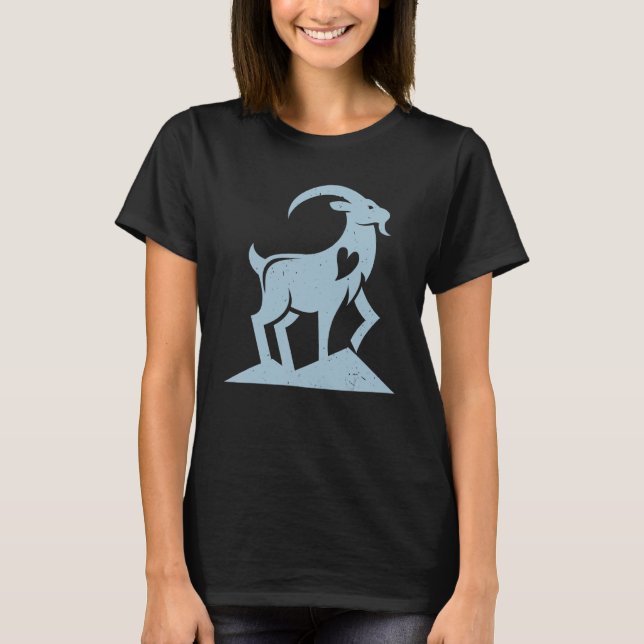 Goat  Animal Farmer Goat Lady Rancher Farming 3 T-Shirt (Front)