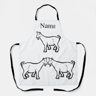 Goat Animal Thunder_Cove Apron
